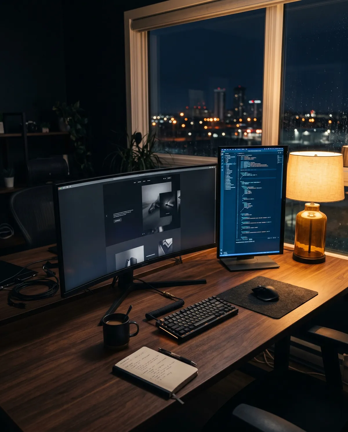 The Site Guy studio — late-night craft