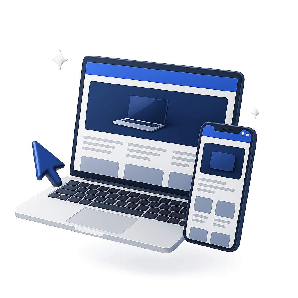 Website Design & Development illustration